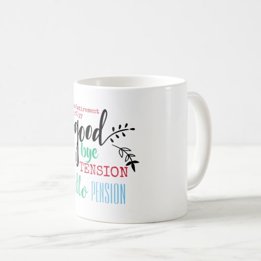 Hallo Vaarwel spanning Koffiemok (Voorkant rechts)