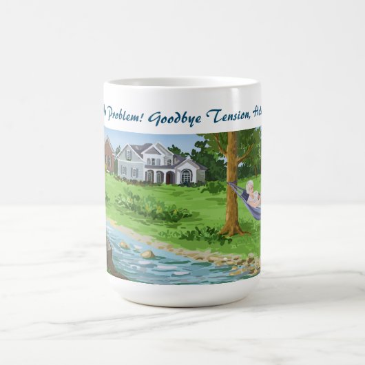 Hallo Vaarwel spanning, Koffiemok (Center)