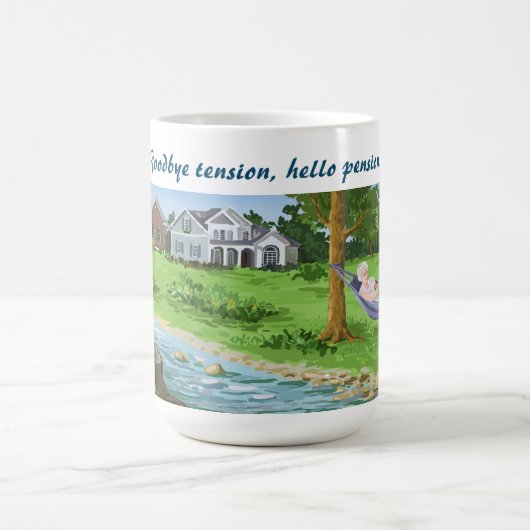 Hallo Vaarwel spanning, Koffiemok (Center)