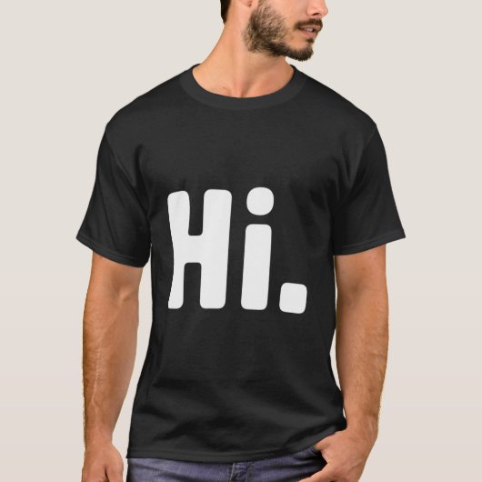 Hallo Vaarwel T-shirt (Voorkant)