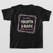 hallo "Vaarwel vierde klas, T-shirt (Laagn)