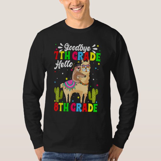Hallo Vaarwel, zevende klas T-shirt (Voorkant)