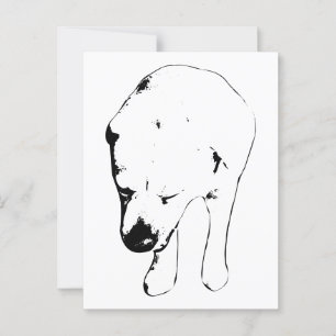 Hallo Vakantie uit een Gentle Lab Briefkaart