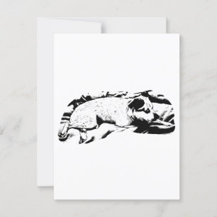 Hallo Vakantie van Bed and Blanket Briefkaart