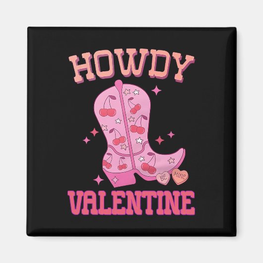 Hallo Valentijn Disco Laarzen Coquette Strik Groov Magneet (Voorkant)