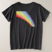 hallo Valentijn Grote Maat T-shirt (Design achterkant)