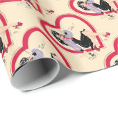 hallo Valentijn Pin-Up Girl Cadeaupapier (Rol Hoek)