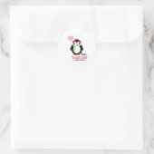 hallo Valentijn Ronde Sticker (Tas)