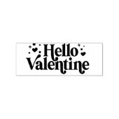 Hallo Valentijn Rubber Stamp Rubberstempel (Afrduk)