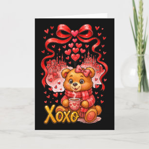 Hallo Valentijn Westerse Cowgirl Harten Snoep Vrou Kaart