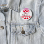 Hallo Valentijnsdag oprecht Ronde Button 5,7 Cm (In situ)