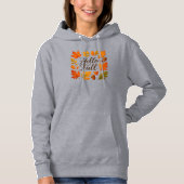 Hallo Vallen bladeren en eikels Hoodie (Voorkant)