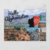 Hallo Van Afghanistan Feestdagenkaart (Voorkant)