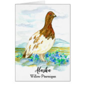 hallo van Alaska Willow Ptarmigan Blank (Voorkant)
