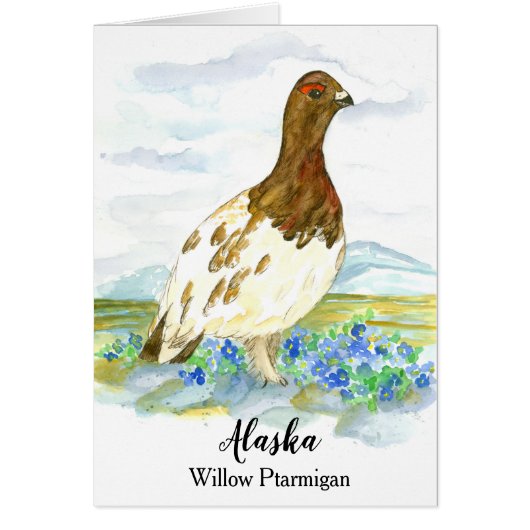 hallo van Alaska Willow Ptarmigan Blank (Voorkant)