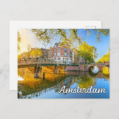 Hallo Van Amsterdam, Nederland Briefkaart (Voorkant / Achterkant)