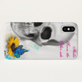 hallo van andere zijvlinderschedel Case-Mate iPhone case (Achterkant (horizontaal))