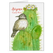 hallo van Arizona Cactus Wren Saguaro (Voorkant)