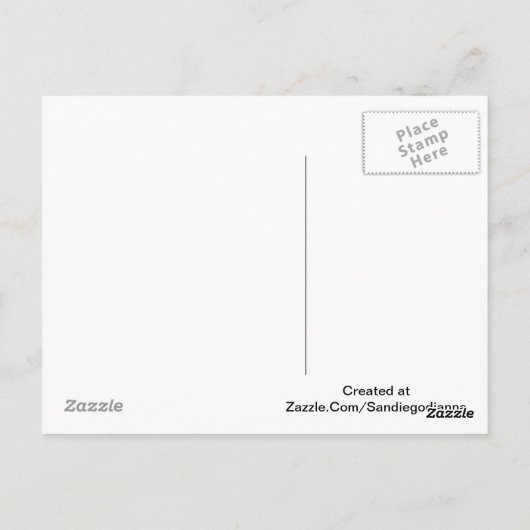 hallo van    AtlantaPostcard Briefkaart (Achterkant)