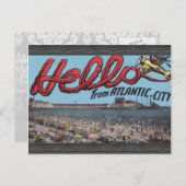 hallo van Atlantic City,  Briefkaart (Voorkant / Achterkant)