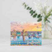 Hallo Van Baltimore, Maryland, Verenigde Staten Briefkaart (Staand voorkant)