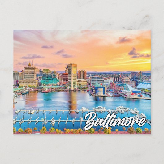 Hallo Van Baltimore, Maryland, Verenigde Staten Briefkaart (Voorkant)