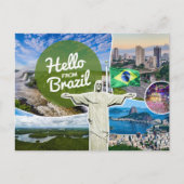 Hallo Van Brazilië Briefkaart (Voorkant)