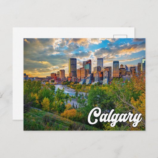 Hallo Van Calgary, Alberta, Canada Briefkaart (Voorkant / Achterkant)