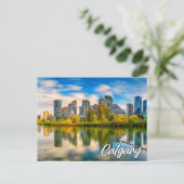 Hallo Van Calgary, Alberta, Canada Briefkaart (Staand voorkant)