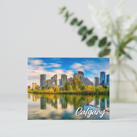 Hallo Van Calgary, Alberta, Canada Briefkaart (Staand voorkant)