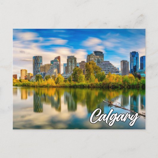 Hallo Van Calgary, Alberta, Canada Briefkaart (Voorkant)