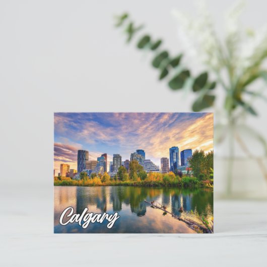Hallo Van Calgary, Alberta, Canada Briefkaart (Staand voorkant)