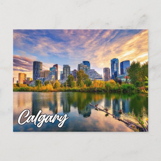 Hallo Van Calgary, Alberta, Canada Briefkaart (Voorkant)