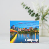 Hallo Van Calgary, Alberta, Canada Briefkaart (Staand voorkant)