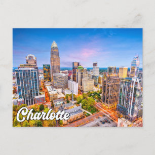 Hallo Van Charlotte, North Carolina, Verenigde Sta Briefkaart