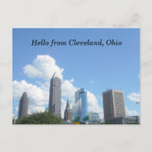 hallo van CLEVELAND OHIO briefkaart (Voorkant)
