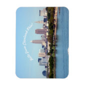 Hallo van Cleveland Ohio Lake Skyline Magnet Magneet (Verticaal)