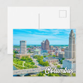 Hallo Van Columbus, Ohio, Verenigde Staten Briefkaart (Voorkant / Achterkant)