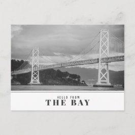 "Hallo van de baai" Modern Bay Bridge Briefkaart