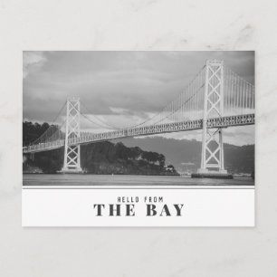 "Hallo van de baai" Modern Bay Bridge Briefkaart