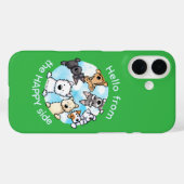 Hallo Van de blije kant Case-Mate iPhone Case (Achterkant (horizontaal))
