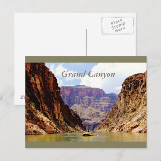 hallo van de bodem van de Grand Canyon! Briefkaart (Voorkant / Achterkant)