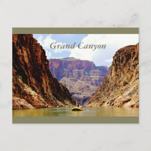 hallo van de bodem van de Grand Canyon! Briefkaart