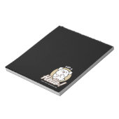 Hallo Van de geblafte kant - Schattige hondenontwe Notitieblok (Linkerzijde)