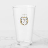 Hallo Van de geblakerde kant Glas (Achterkant)