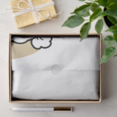 Hallo Van de geblakerde kant II Tissuepapier (Geschenk)