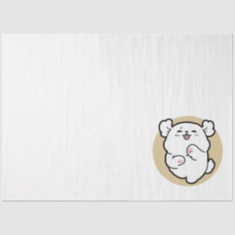 Hallo Van de geblakerde kant II Tissuepapier