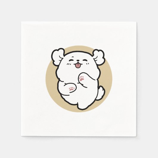 Hallo Van de geblakerde kant Servet (Voorkant)