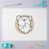 Hallo Van de geblakerde kant Tissuepapier (Craft)