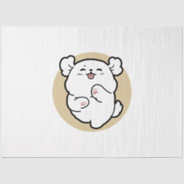 Hallo Van de geblakerde kant Tissuepapier